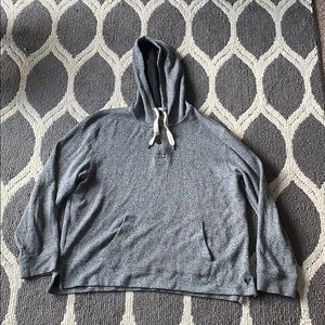 Grey American Eagle Knit Hoodie